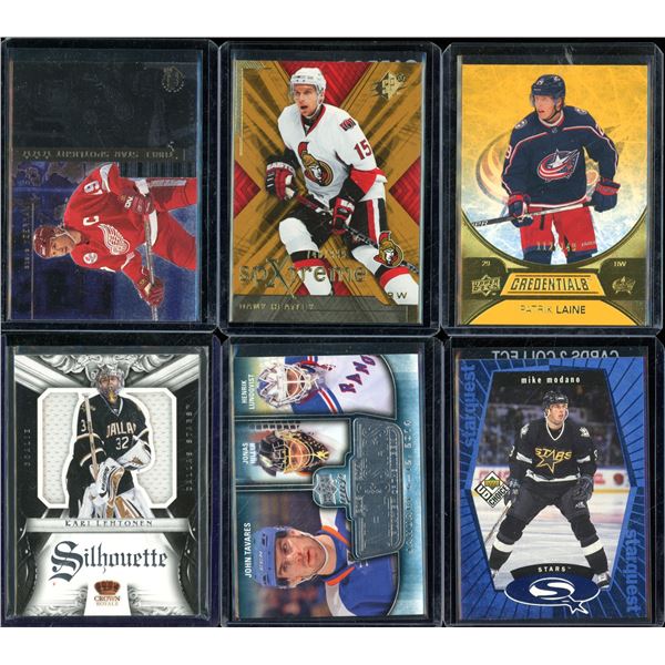 Lot Of 6 Hockey Rookies & Insert Cards Various Teams & Players
