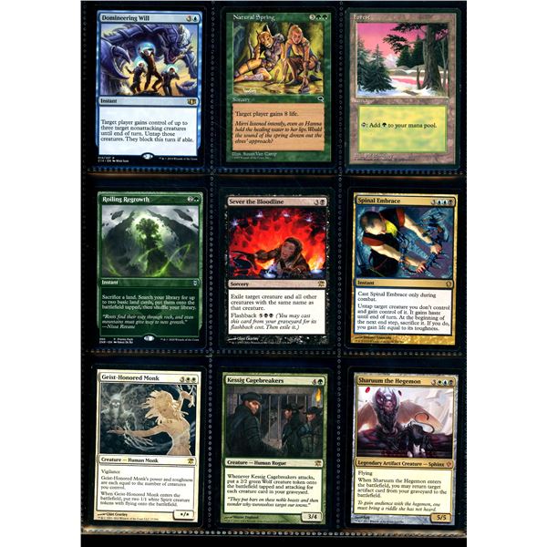Lot Of 9 Various Magic The Gathering Cards Various Sets & Colors