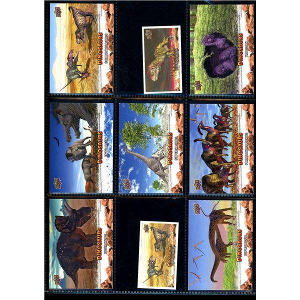 Lot Of 9 Various Upper Deck Dinosaur Collector Cards
