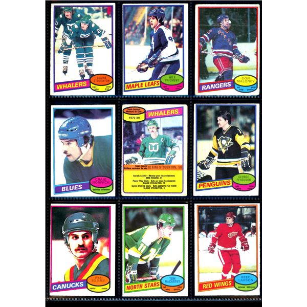 1980-81 OPC O-Pee-Chee Lot Of 9 Vintage Cards Various Teams & Players