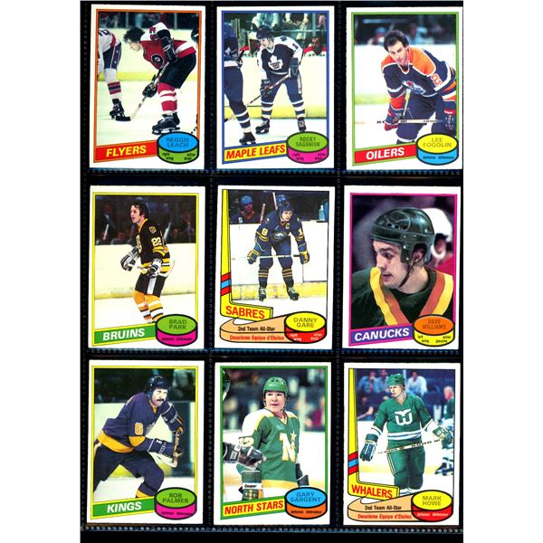 1980-81 OPC O-Pee-Chee Lot Of 9 Vintage Cards Various Teams & Players