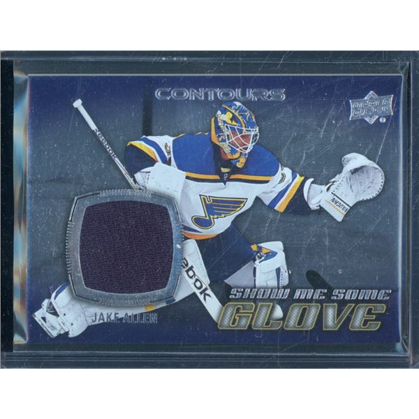 2015-16 Upper Deck Contours Show Me Some Glove Jerseys #S25 Jake Allen
