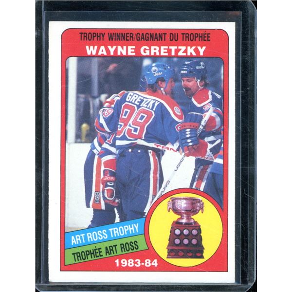 1984-85 O-Pee-Chee #373 Wayne Gretzky Ross