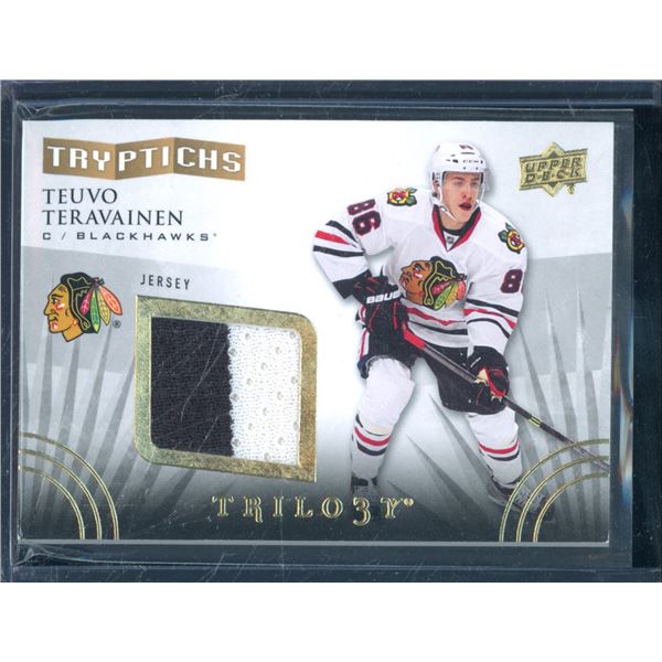 2014-15 Upper Deck Trilogy Tryptichs Teuvo Teravainen JSY 390/600