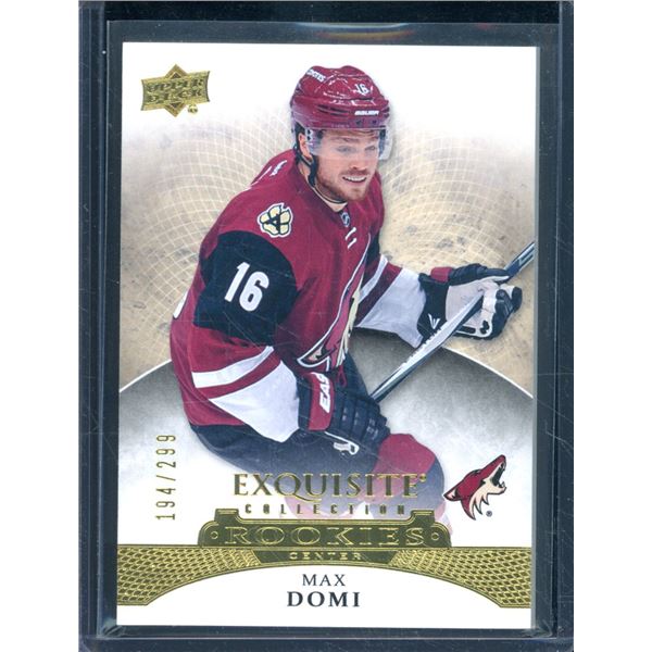 2015-16 Exquisite Collection #R28 Max Domi RC 194/299