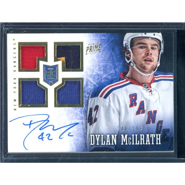2013-14 Panini Prime #191 Dylan McIlrath JSY AU RC 46/199