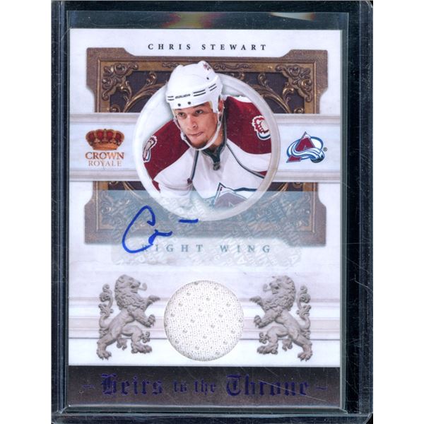 2010-11 Crown Royale Heirs to the Throne Materials #CS Chris Stewart