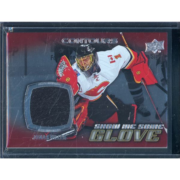 2015-16 Upper Deck Contours Show Me Some Glove Jerseys #S4 Jonas Hiller