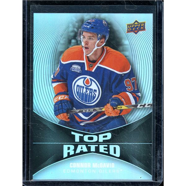 2016-17 Upper Deck Overtime Top Rated #TR1 Connor McDavid BV $30
