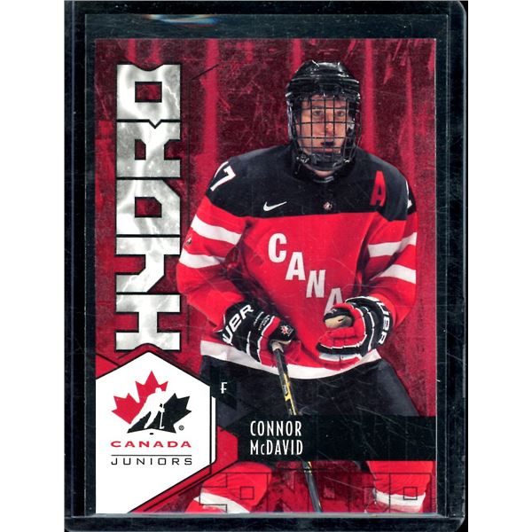 2015-16 Upper Deck Team Canada Juniors Hydro Red #H37 Connor McDavid BV $100