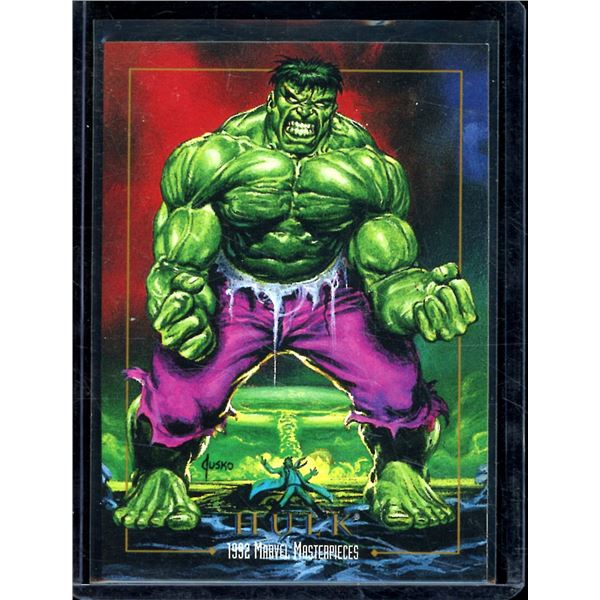 1992 SkyBox Marvel Masterpieces #32 Hulk