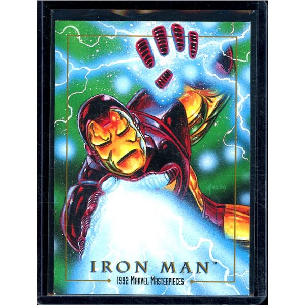 1992 SkyBox Marvel Masterpieces #38 Iron Man