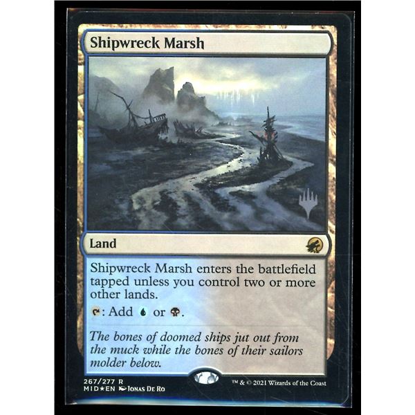 Magic the Gathering Shipwreck Marsh FOIL Innistrad: Midnight Hunt