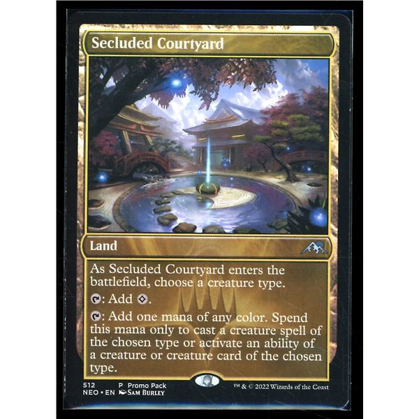 Magic the Gathering Secluded Courtyard Kamigawa Neon Dynasty
