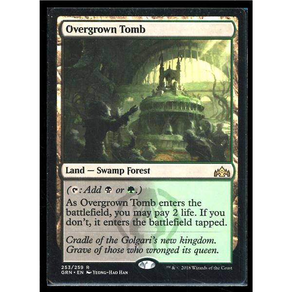 Magic the Gathering Overgrown Tomb Guilds of Ravnica