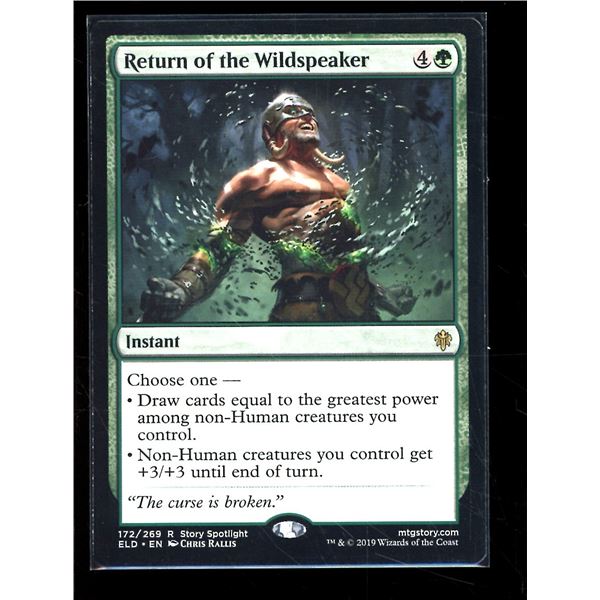 Magic the Gathering Return of the Wildspeaker Throne of Eldraine