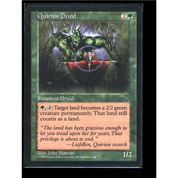 Magic The Gathering Quirion Druid Visions