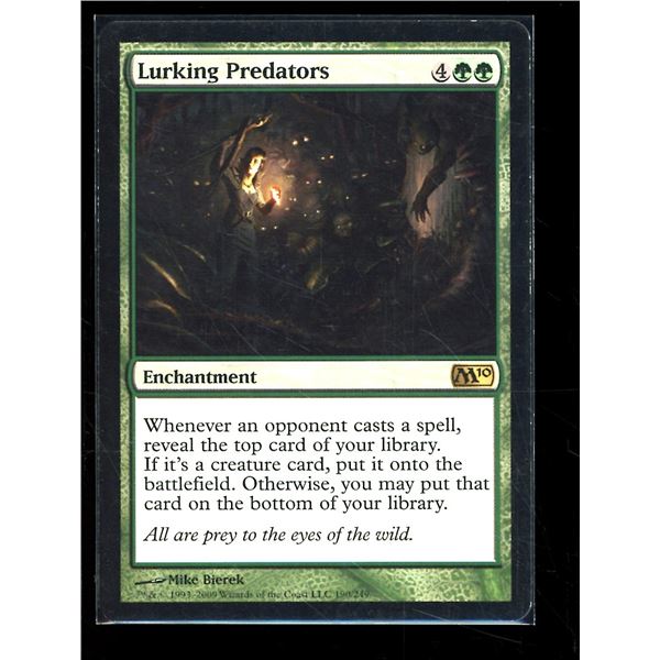 Magic the Gathering Lurking Predators Magic 2010