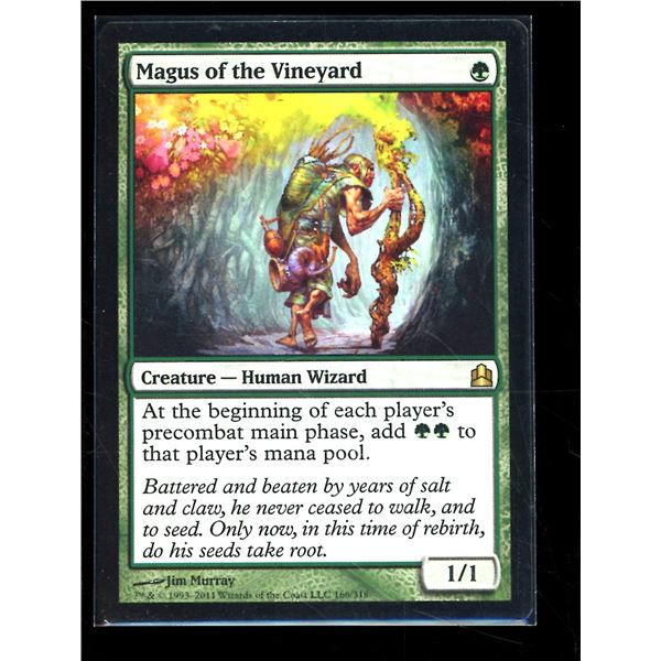 Magic the Gathering Magus of the Vineyard Commander 2011