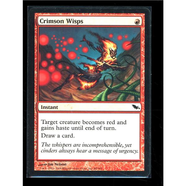 Magic the Gathering Crimson Wisps Shadowmoor