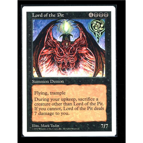 Magic the Gathering Lord of the Pit Fifth Edition