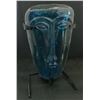Image 1 : Vintage 9 Inch Sky Dreamer Art Glass Mask Wall Sconce Candle Holder