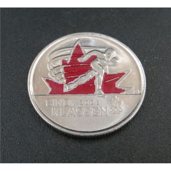 2006 Canada Cindy Klassen Special Edition Quarter 25 Cents