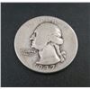 Image 1 : 1937 USA Silver 25 Cent Coin