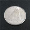 Image 1 : 1962 Canadian Silver 10 Cent Coin