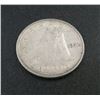 Image 1 : 1947 Canadian Silver 10 Cent Coin Maple Leaf