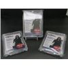 Image 1 : 3 New Acrylic One Touch Magnetic Card Holders (holds 180pt cards)