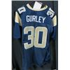 Image 1 : Todd Gurley Autographed Los Angeles Rams Jersey Size XL (Leaf Authentics COA)