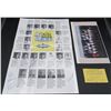 Image 1 : NHL Oldtimers Signed Program With 7 Signatures Ticket Stub & Poster
