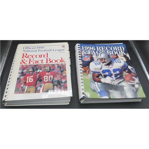 1990 & 1996 Official NFL Record & Fact Books