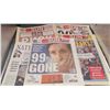 Image 1 : Collection of 80's & 90's Wayne Gretzky Headline Newspapers