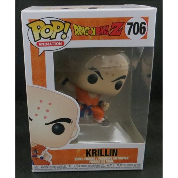 New Funko Pop Dragonball Z Krillin #706 BV $30