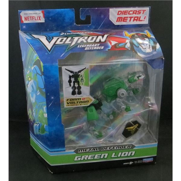 Netflix Dreamworks Voltron Legendary Diecast Metal Defender Green Lion