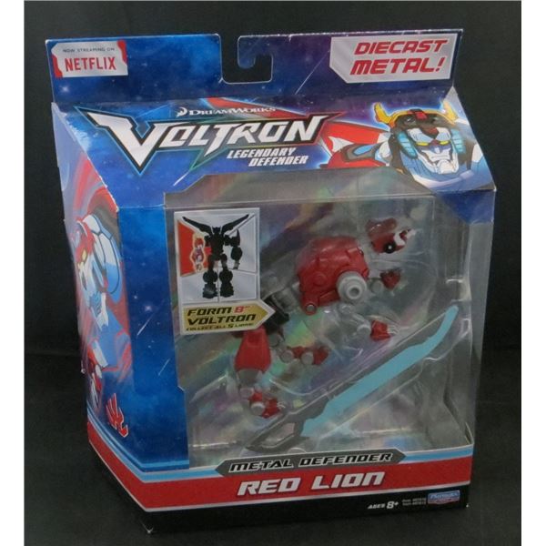 Netflix Dreamworks Voltron Legendary Diecast Metal Defender Red Lion