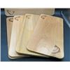 Image 2 : Lot of 5 Wooden Fish Boards 16" x 7"