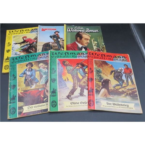 Collection Of Vintage German Western Magazines