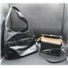 Image 1 : 2 Black Fashion Handbags with Form Inserts