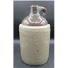 Image 1 : Antique Stoneware Whisky Jar 13" Tall & 7" diameter on bottom