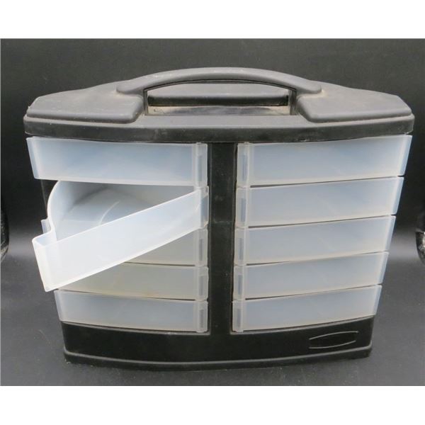 Rubbermaid 10 Swing Drawer Craft Storage Container Organizer