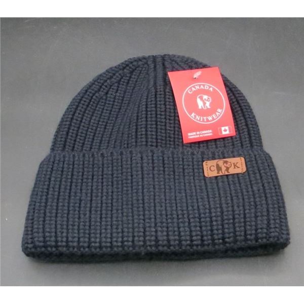 New Canada Knitwear 100% Merino Wool Toque Retails $49+