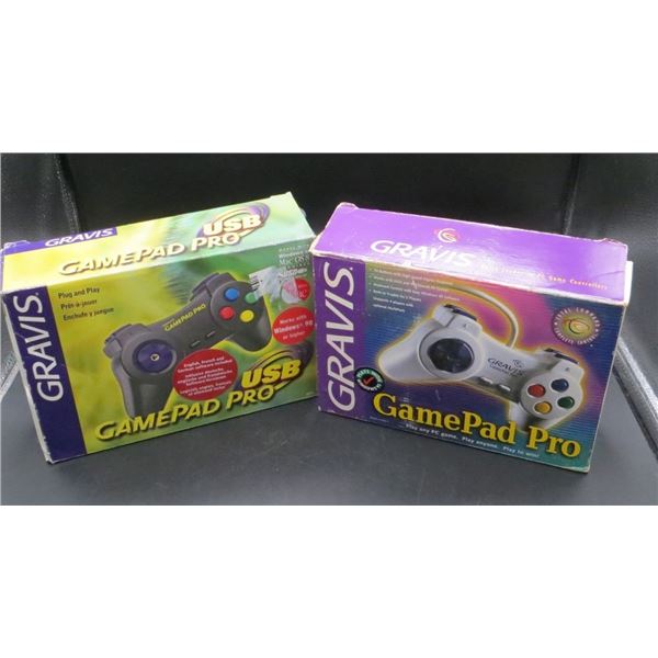 2 Gravis Gamepad Pro Controllers