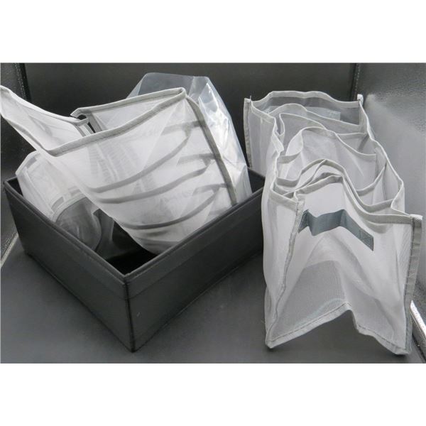 Lot Of Fabric Drawer Organizers For Undergarments/Socks
