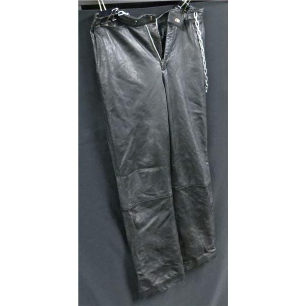 Leather Bike Pants Size 30