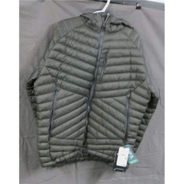 New Men's Black Diamond Slim Fit Approach Down Hoody Size XL Retails $450+