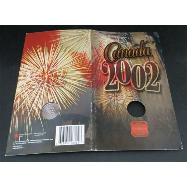 2002 RCM Canada Day Colorized Celebration Quarter