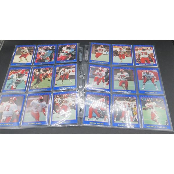 1990 Jogo CFL Calgary Stampeders Team Set